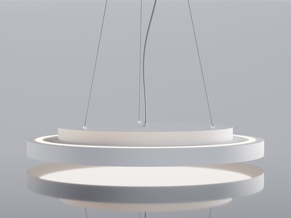 Led2 Závěsné LED svítidlo MOON P- Z, ø 60 cm Barva: Černá, Stmívání, řízení: TRIAC