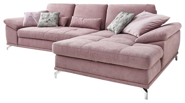ROHOVÁ SEDAČKA, textil, šeříková Sit & More - Sedací soupravy, Online Only
