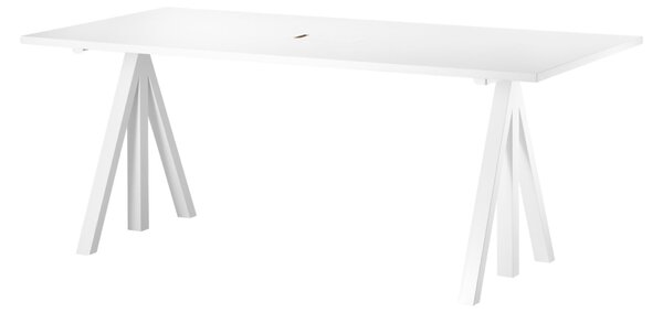 STRING Pracovní stůl Works, White, 180 x 90 cm
