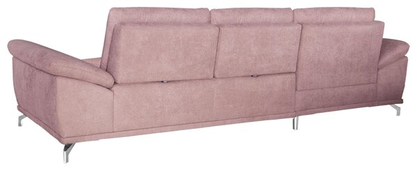 ROHOVÁ SEDAČKA, textil, šeříková Sit & More - Sedací soupravy, Online Only