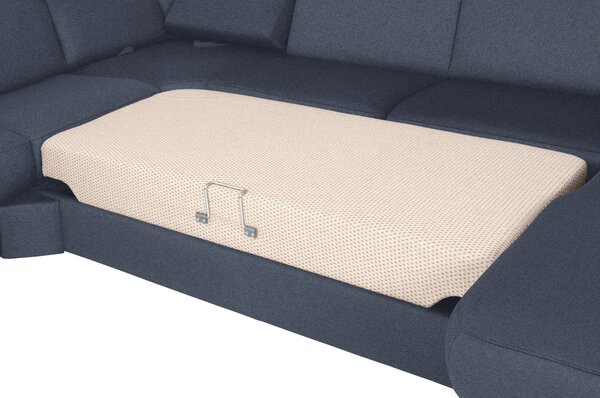 SEDACÍ SOUPRAVA, textil, modrá Beldomo System - Sedací soupravy