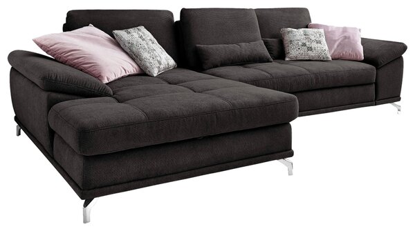 ROHOVÁ SEDAČKA, textil, černá Sit & More - Sedací soupravy, Online Only