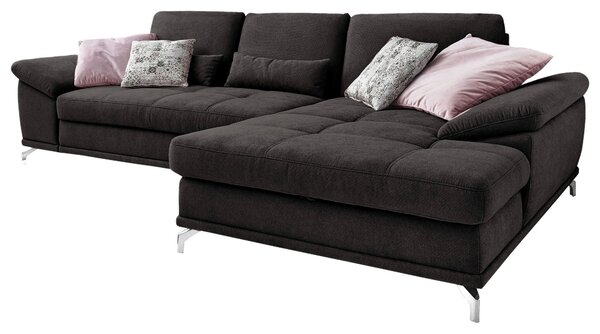 ROHOVÁ SEDAČKA, textil, černá Sit & More - Sedací soupravy, Online Only