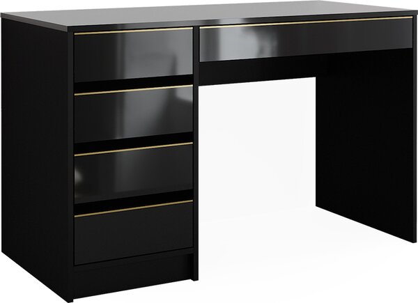 Toaletní stolek Vicco Sherry Černá/zlatá 120 cm Bez zrcadla, Model 47289