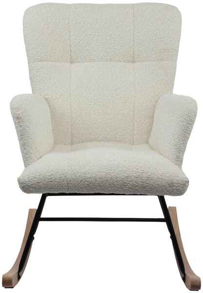 HOUPACÍ ŽIDLE, textil, bílá P & B - Křesla klasická, Online Only