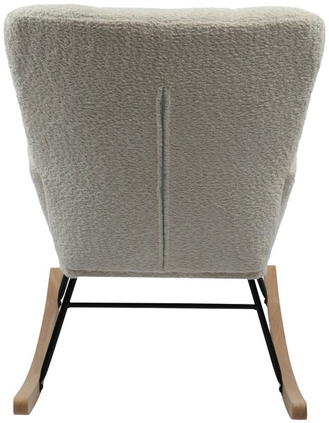 HOUPACÍ ŽIDLE, textil, bílá P & B - Křesla klasická, Online Only