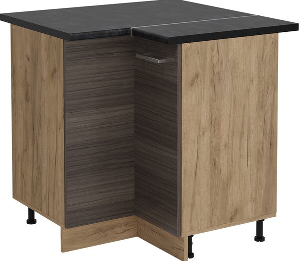 Rohová skříňka Vicco R-Line Ušlechtilá šedá 75.6 cm , PD Antracit, Model 53440