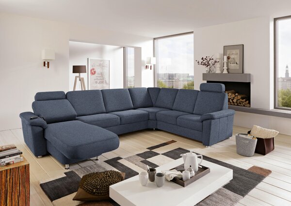 SEDACÍ SOUPRAVA, textil, modrá Beldomo System - Sedací soupravy