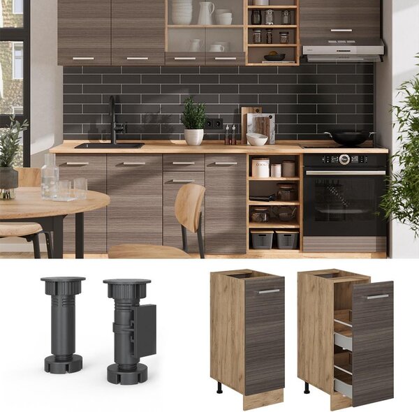 Lékárničková skříňka Vicco R-Line Ušlechtilá šedá 30 cm , PD Antracit, Model 54098
