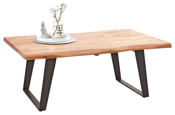 KONFERENČNÍ STOLEK, černá, barvy akácie, dřevo, kov, 115/70/45 cm Ambia Home - Konferenční stolky