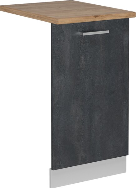 Čelní panel myčky Vicco R-Line Černý beton 45 cm , PD Dub, Model 55089