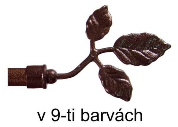 URBÁNEK Garnýže - koncovka pr.16 mm Toskana - Černá