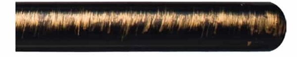 URBÁNEK Tyč pro garnýže průměr 16 mm černo/zlatá - 120 cm