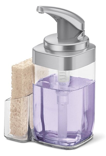 Kovový dávkovač mýdla 650 ml - simplehuman
