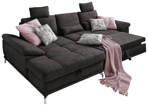 ROHOVÁ SEDAČKA, textil, černá Sit & More - Sedací soupravy, Online Only