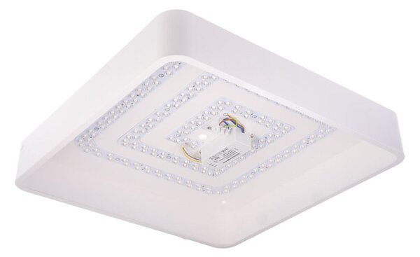 T-LED Bílé LED stropní svítidlo hranaté 500x500mm 48W CCT 105451