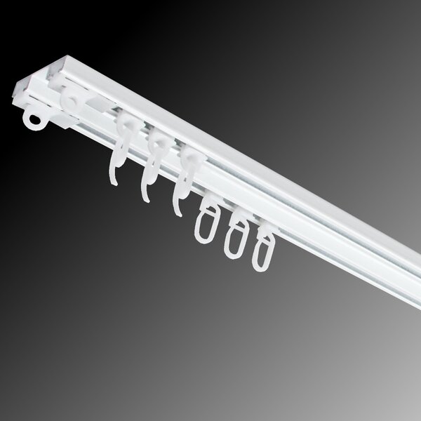 URBÁNEK Záclonové kolejnice AL092 - 66,4 cm, Standard + šnek