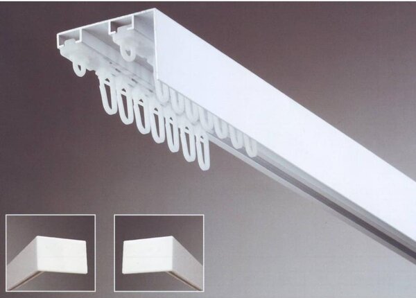 URBÁNEK Záclonová kolejnice AL094 - 101 cm, Standard + šnek