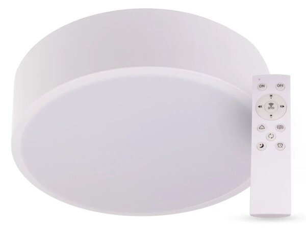 T-LED SMART TUYA Bílé LED stropní svítidlo kulaté 300mm 24W CCT s DO 105461