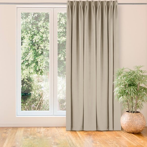 Krémový závěs 200x270 cm Vila – Homede