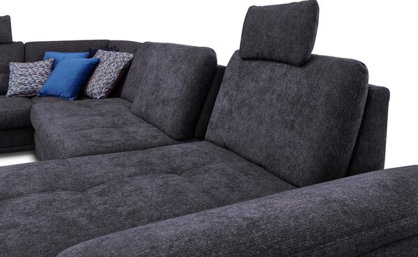 SEDACÍ SOUPRAVA, textil, tmavě modrá Sit & More - Sedací soupravy, Online Only