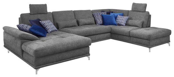 SEDACÍ SOUPRAVA, textil, šedá Sit & More - Sedací soupravy, Online Only