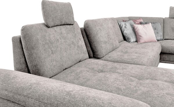 SEDACÍ SOUPRAVA, textil, barvy stříbra Sit & More - Sedací soupravy, Online Only