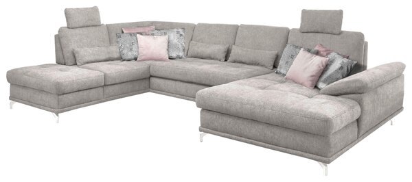 SEDACÍ SOUPRAVA, textil, barvy stříbra Sit & More - Sedací soupravy, Online Only