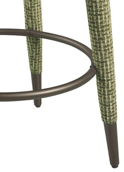 Richmond Zelená otočná barová židle Tenashar 68 cm