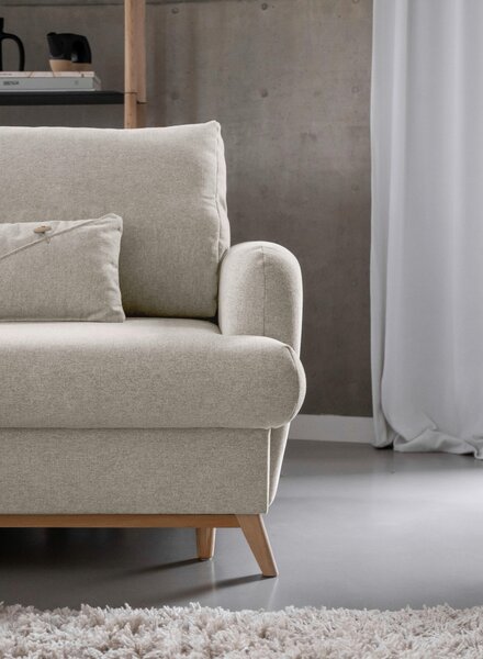 ROHOVÁ SEDAČKA, textil, béžová MID.YOU - Sedací soupravy, Online Only