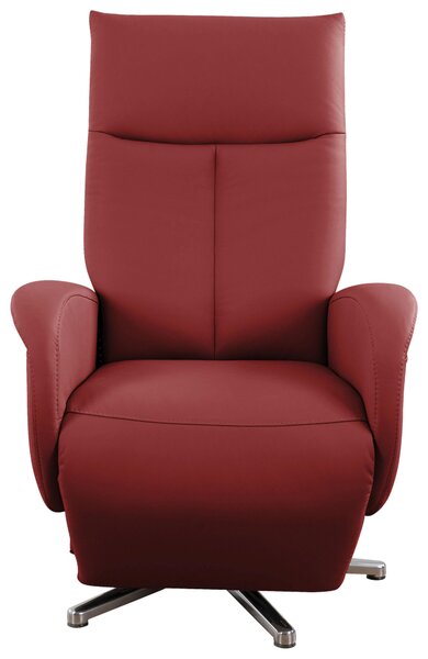 RELAXAČNÍ KŘESLO, kůže, červená Sit & More - Online Only křesla & taburety, Online Only
