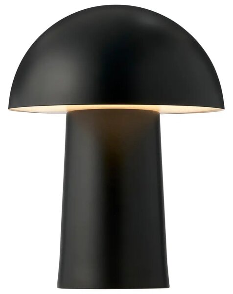Nordlux Černá kovová nabíjecí stolní LED lampa Faye