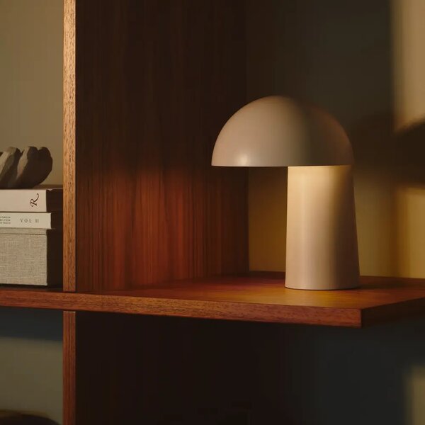 Nordlux Béžová kovová nabíjecí stolní LED lampa Faye
