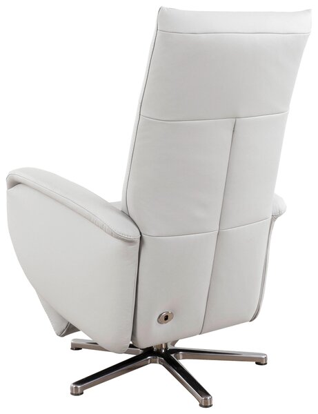 RELAXAČNÍ KŘESLO, kůže, bílá Sit & More - Online Only křesla & taburety, Online Only