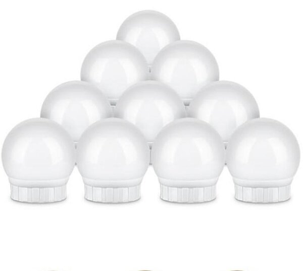 Kosmetické zrcátko s LED osvětlením Kosmetické Make-Up zrcátko s dotykovým ovládáním intenzity osvětlení 3 barvy světla Retoo