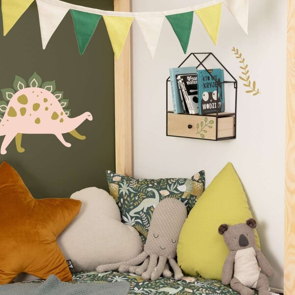 Yellow Tipi Sada samolepek na zeď Amazing Dino Land 100 x 130 cm