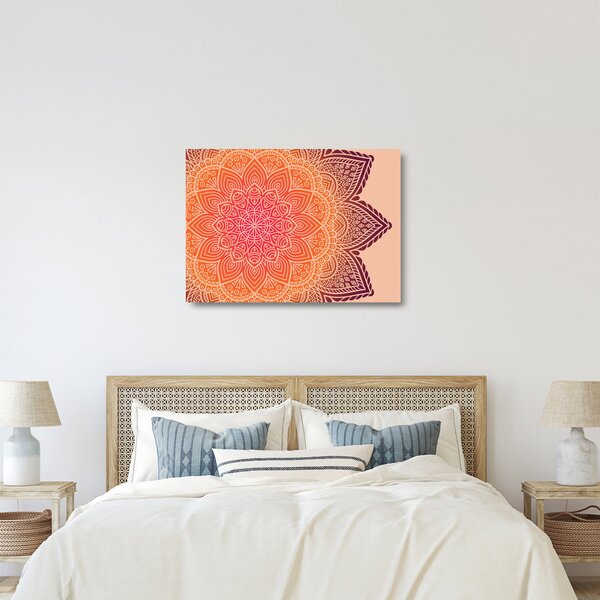 Skleněný obraz - Mandala umění (70x50 cm)