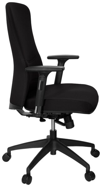 OTOČNÁ ŽIDLE, plochá tkanina, černá MID.YOU - Online Only kancelářské židle, Online Only