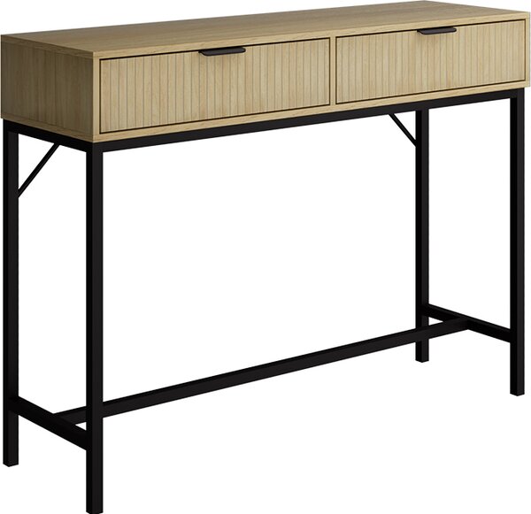 Toaletní stolek Vicco Lennox Dub 100 x 75 cm se 2 zásuvkami, Model 51879
