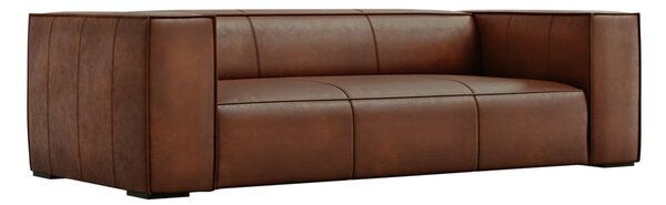 Koňakově hnědá kožená pohovka 227 cm Madame – Windsor & Co Sofas
