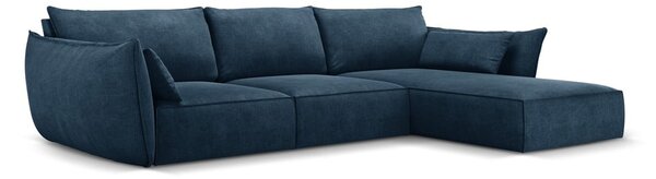 Tmavě modrá rohová pohovka (pravý roh) Vanda – Mazzini Sofas