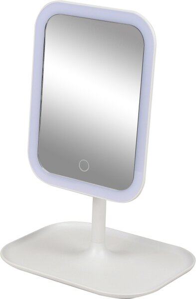 DOCHTMANN Kosmetické zrcátko se stojanem a led osvětlením 21x16,5x30cm
