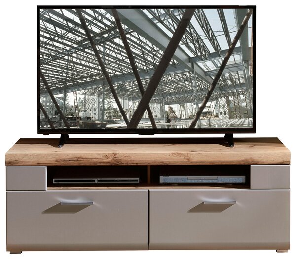 KOMODA POD TELEVIZI, šedá, barvy dubu, 140/51/47 cm Hom`in - TV stolky & komody pod TV