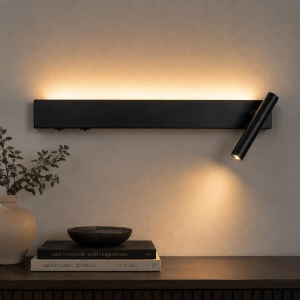 Brilagi - LED Nástěnné bodové svítidlo ARLIX LED/3W/230V + LED/7W černá CRI 90