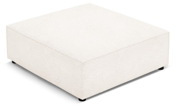 Béžová podnožka z textilie bouclé Jodie – Micadoni Home