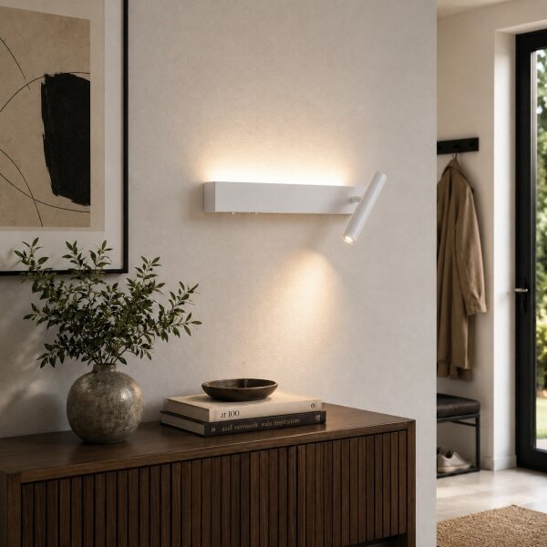 Brilagi - LED Nástěnné bodové svítidlo ARLIX LED/3W/230V + LED/7W bílá CRI 90