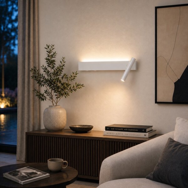 Brilagi - LED Nástěnné bodové svítidlo ARLIX LED/3W/230V + LED/7W bílá CRI 90