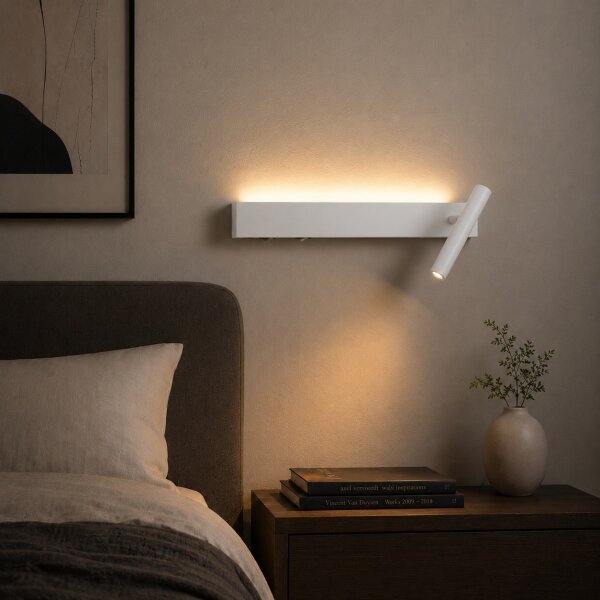 Brilagi - LED Nástěnné bodové svítidlo ARLIX LED/3W/230V + LED/7W bílá CRI 90