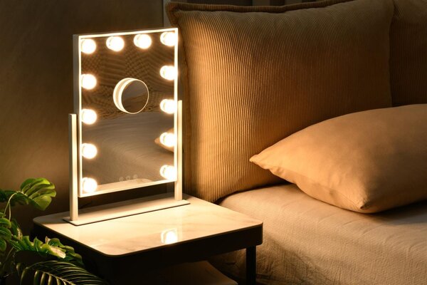 IMMAX MUST HAVE LED kosmetické zrcátko se zvětšovacím zrcátkem 12 W, CCT