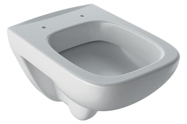 Geberit závěsný klozet Square RENOVA COMPACT se zkráceným výstupkem, se zapuštěným okrajem bílý